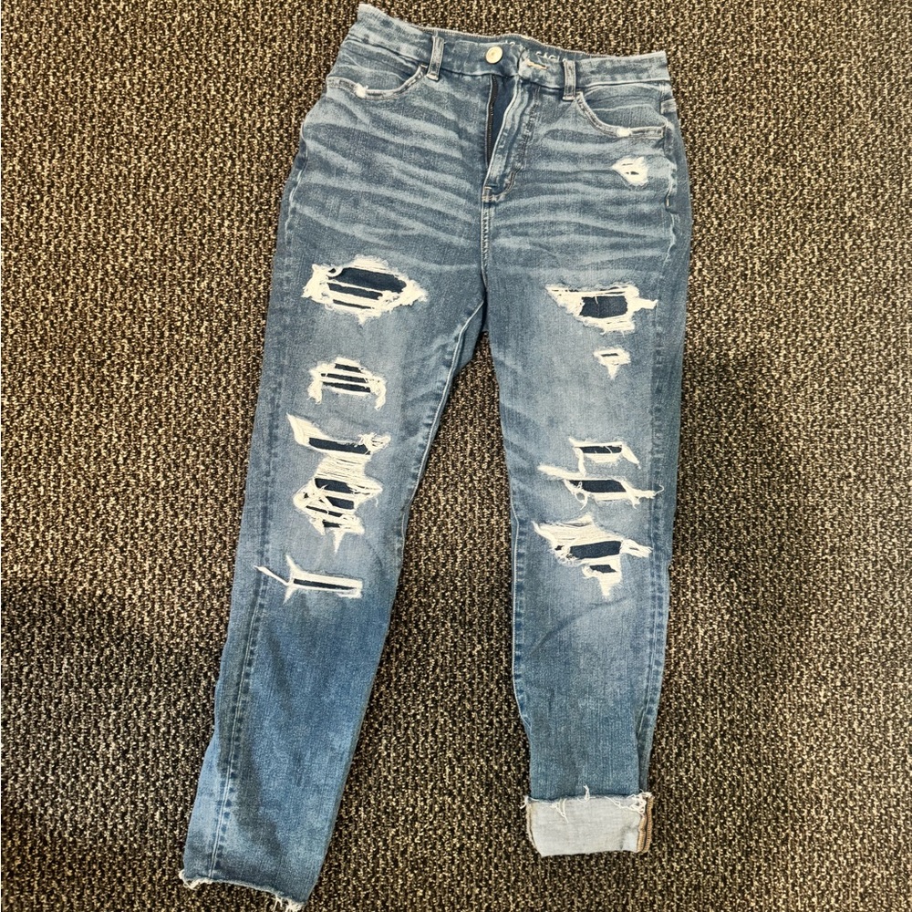 Patch America Eagle Blue Jeans